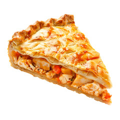 Chicken Pie Isolated on Transparent Background