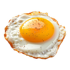 Sunny Side Up Isolated on Transparent Background