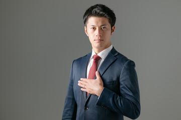 ビジネスマン　お任せ　信頼　営業マン