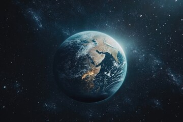 Obraz premium View of Earth from Space