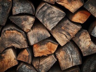 Fototapeta premium Pile of wood