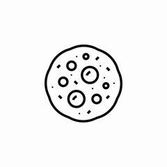 cookie sweet icon sign vector