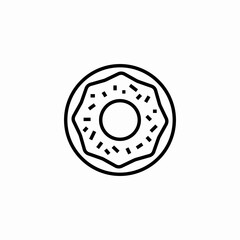 donut sweat icon sign vector