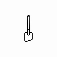 spatula kitchen icon sign vector