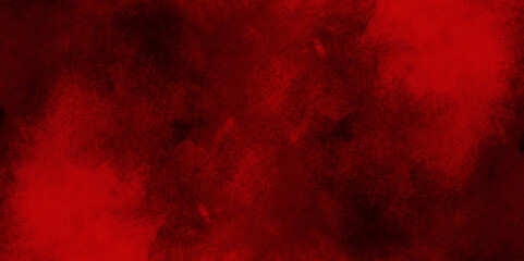 Abstract red grunge background with copy space, Dark red slate background toned classic color, old red color wall background texture. dirty rustic fire red texture.	