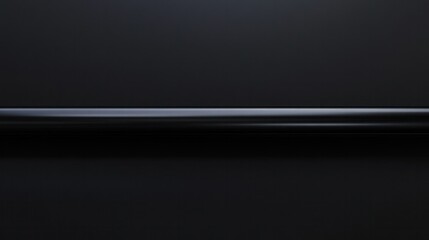 A seamless black horizontal streak across the dark backdrop, adding a sleek, refined elegance to the minimalist black canvas