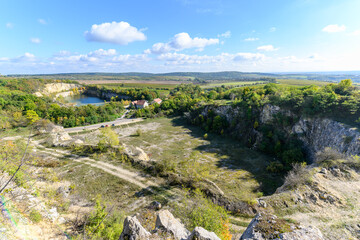 Landscape view, rural view of South Moravia, Czech Republic