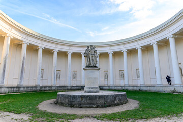 Fototapeta premium Old antique temple of the Three Graces in Moravia, Czech Republic.