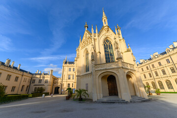 Naklejka premium Lednice State Castle and Chateau, Morava, Czech Republic