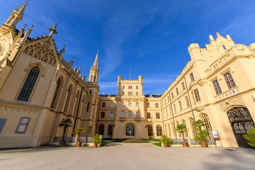 Obraz premium Lednice State Castle and Chateau, Morava, Czech Republic