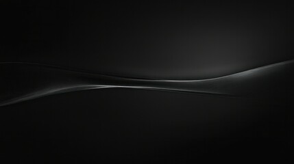 Horizontal black light crossing the black canvas, evoking a sleek, elegant visual with clean lines and subtle contrast