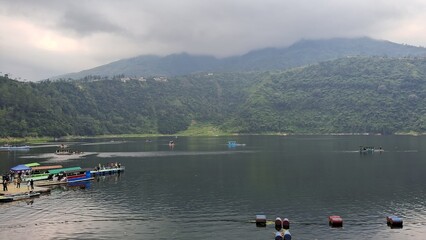lake in the mountains
