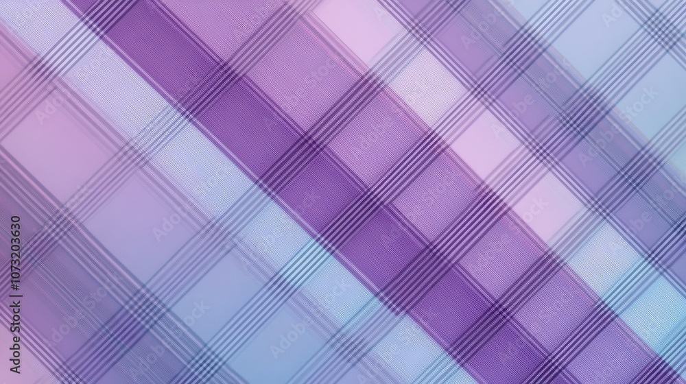 Poster a vibrant abstract pattern featuring purple and blue diagonal stripes, creating a sense of depth and