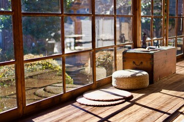 日本家屋の縁側