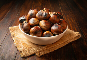 Casta&ntilde;as asadas