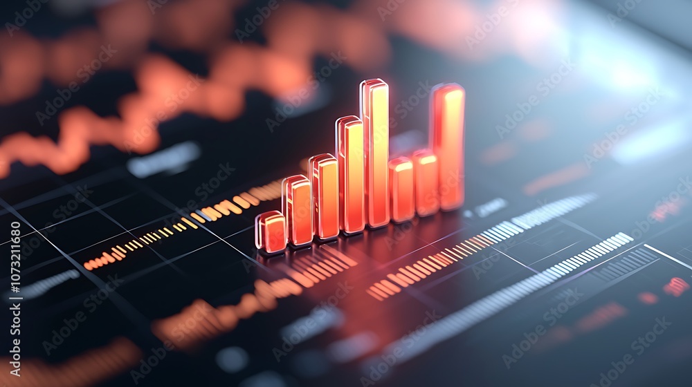 Poster analyze business growth trends using data visualization techniques for enhanced decision making