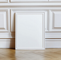 Frame artwork mockup white frame 