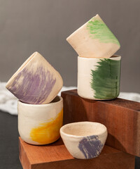 Pottery Coffee cups