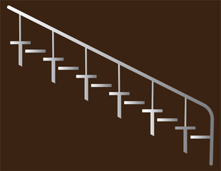 Stairway iron Vector.