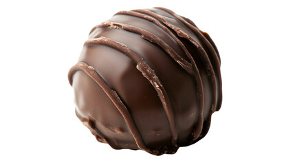 Chocolate ball transparent background