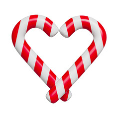Obraz premium 크리스마스 지팡이 사탕 아이콘 Christmas Candy Cane Icon