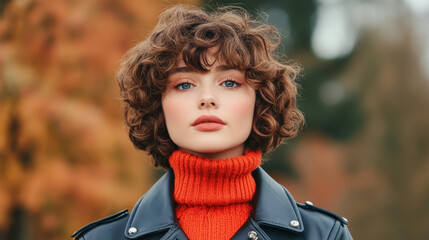 Smiling blonde baby girl with big blue eyes, enjoying a sunny day in the park