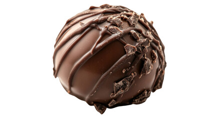 Chocolate ball transparent background