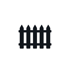 Fence icon flat vector design