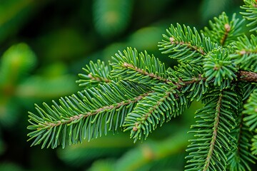 christmas tree, boke, lights close up .generative ai