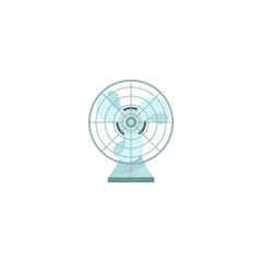 Cooling fan icon isolated on transparent background