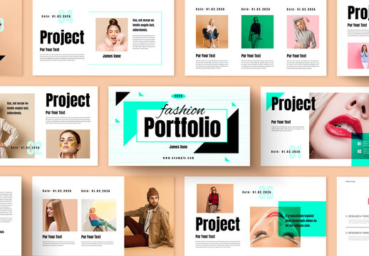 Fashion Portfolio Presentation Layout