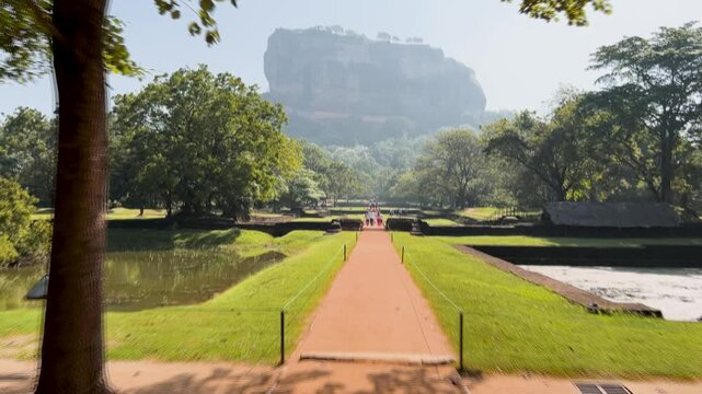 Sigiriya Mountain view and path walk - Sri Lanka