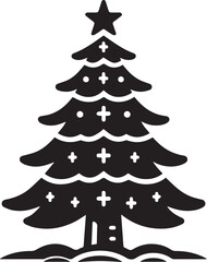 Christmas tree vector 