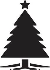Fototapeta premium Christmas tree vector 