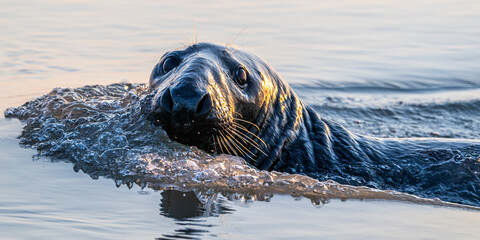 Phoques gris et phoques veau-marin à Berck-sur-mer © Alonbou