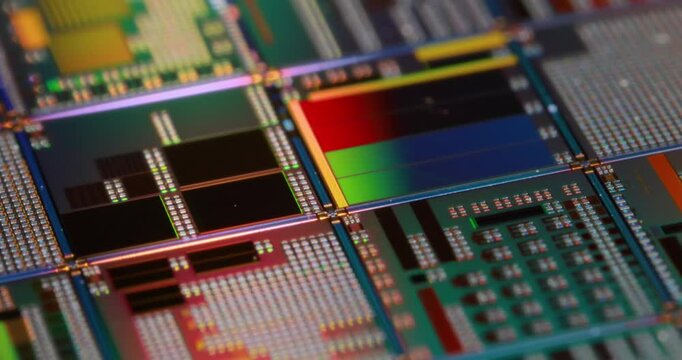 Silicon semiconductor wafer close-up. In electronics, a wafer also called a slice or substrate is a thin slice of semiconductor, a crystalline silicon, used for the fabrication of integrated circuits