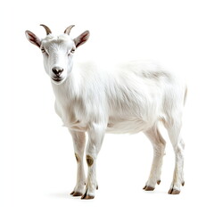 Obraz premium goat on a white background.