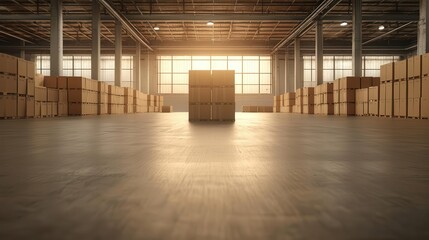 Warehouse meeting on inventory strategies, efficient supply chain planning, organized data analysis