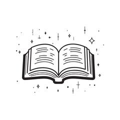 illustration of a book