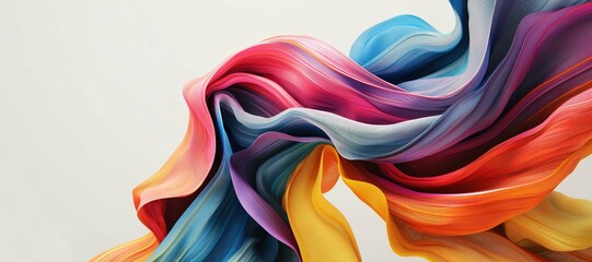 Obraz premium colorful cloth wave background, fabric, tie dye 3