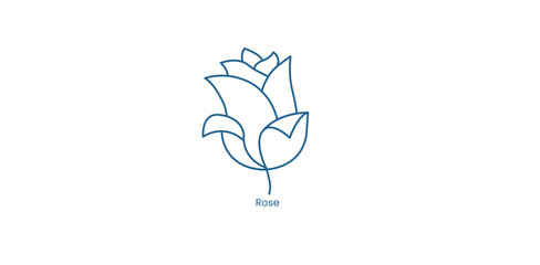 Obraz premium Vector Icon for Rose Perfume Fragrance