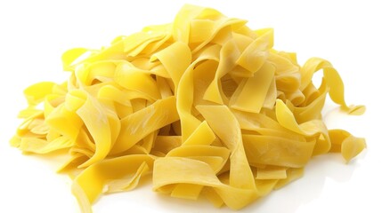 Italian Raw Pasta Ingredients on White Background - a delicious and inviting visual. The Italian raw pasta ingredients on the white background create a simple yet appetizing look. It gives the impress