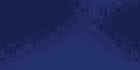 Vector abstract dark blue dotted background with dimensional perspective, technology and science theme, big data flow, geometric