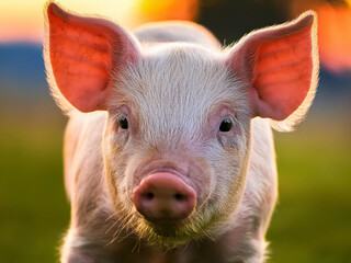 Fototapeta premium piglet portrait