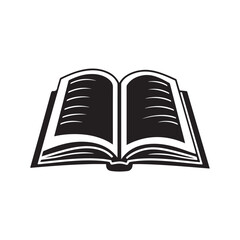open book vector illustration