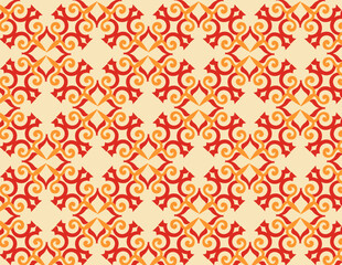 Floral tile pattern