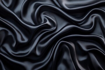 Obraz premium A black fabric with a shiny surface