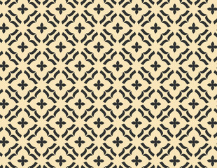 Ornamental Geometric Floral Pattern