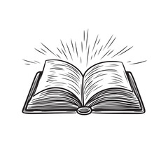 open book vector