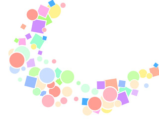 background with colorful circles